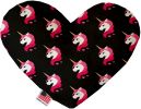 Pretty Pink Unicorns 8 inch Heart Dog Toy