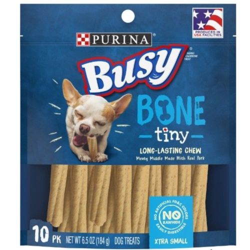 Purina Busy Bone Real Meat Dog Treats Tiny Purina Busy Bone Real Meat Dog Treats Tiny