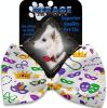 Mardi Gras Masks Pet Bow Tie