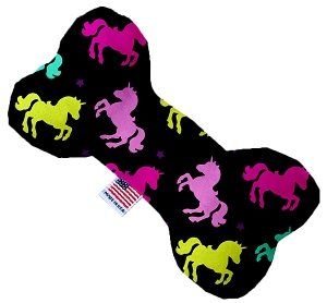 Confetti Unicorns 10 inch Bone Dog Toy