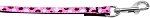 Confetti Dots Nylon Collar Bright Pink 3/8 wide 6ft Lsh