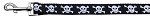 Skulls Nylon Ribbon Pet Leash 1 wide 4ft