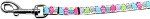 Easter Egg Nylon Ribbon Pet Leash 3/8 inch wide 4Ft Lsh