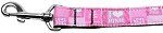 I Heart Pink Nylon Dog Leash 4 Foot