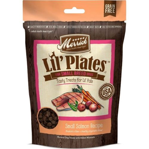 Merrick Lil' Plates Small Breed Treats Small Salmon Recipe Merrick Lil' Plates Small Breed Treats Small Salmon Recipe