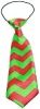 Christmas Chevron Big Dog Neck Tie