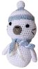 Knit Knacks Sammy the Seal Organic Cotton Small Dog Toy
