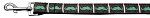Aqua Moustaches Nylon Dog Leash 3/8 inch wide 4ft Long