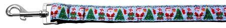 Aqua Santa Nylon Dog Leash 3/8 inch wide 4ft Long
