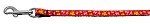 Butterfly Nylon Ribbon Collar Red 3/8 wide 6Ft Lsh
