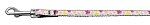 Butterfly Nylon Ribbon Collar White 3/8 wide 4Ft Lsh