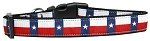 Texas Flag Nylon Dog Collar SM