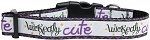 Wickedly Cute Nylon Dog Collar SM