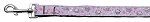 Cupcakes Nylon Ribbon Leash Purple 1 inch wide 6ft Long