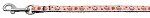 Cupcakes Nylon Ribbon Leash Light Pink 3/8 wide 6ft Long