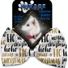 Santa Sayings Pet Bow Tie Collar Accessory with Velcro