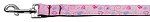 Crazy Hearts Nylon Collars Light Pink 1 wide 4ft Lsh