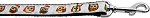 Snowy Owls Nylon Dog Leash 3/8 inch wide 4ft Long