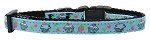 Cupcakes Nylon Ribbon Collar Baby Blue Small