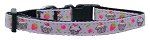 Cupcakes Nylon Ribbon Collar Purple Small