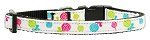 Lollipops Nylon Ribbon Collar White Small