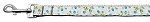 Roses Nylon Ribbon Leash Blue 1 inch wide 6ft Long
