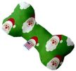 Smiling Santa 6 Inch Bone Dog Toy