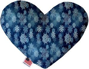 Winter Wonderland 8 Inch Heart Dog Toy