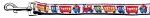 Trains Nylon Dog Leash 3/8 inch wide 4ft Long